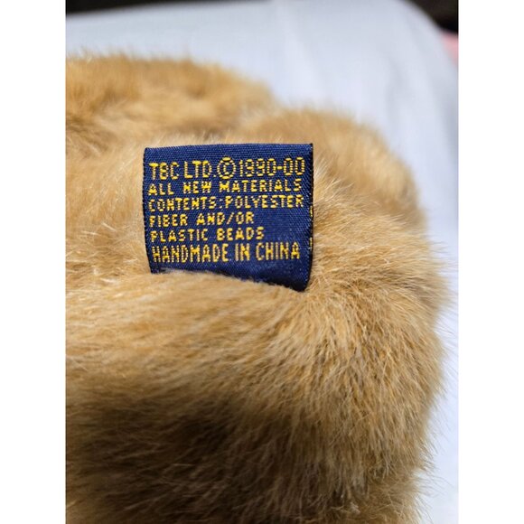 Boyds Bear B.J Bearricane Plush Bear with Green Candy Cane Scarf and Green Hat - Picture 15 of 15